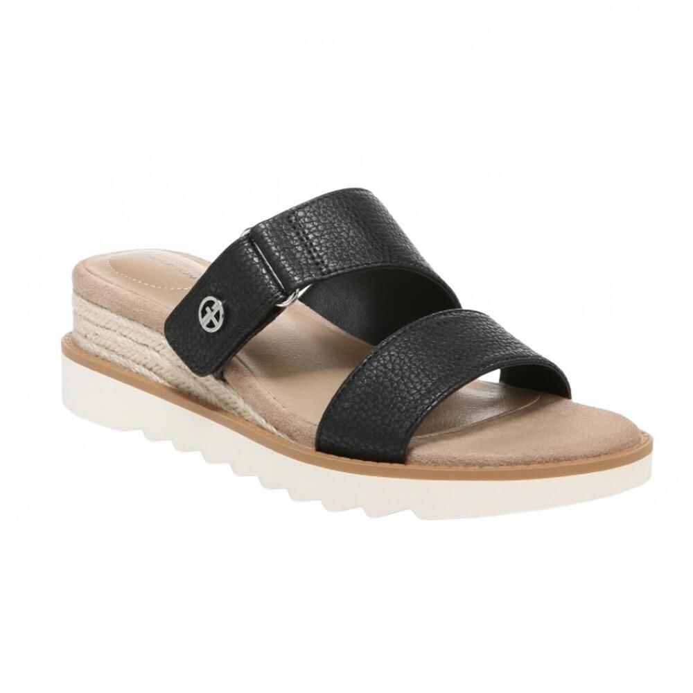 Giani Bernini Womens Bryerr Faux Leather Adjustable Espadrilles Size 6.5 New